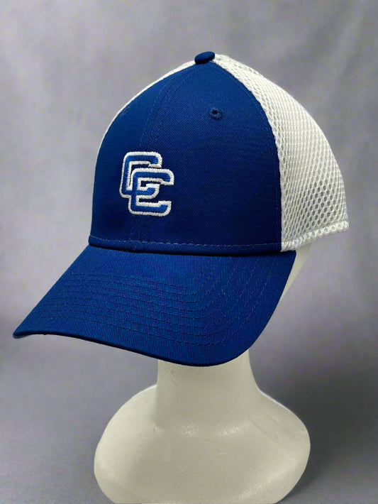 New Era Mesh Hat- Royal/White