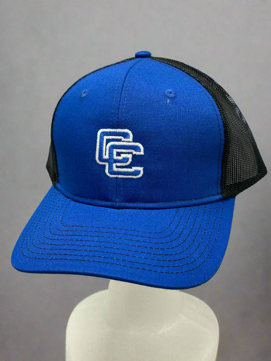 Snapback Trucker- Patriot Blue/Black