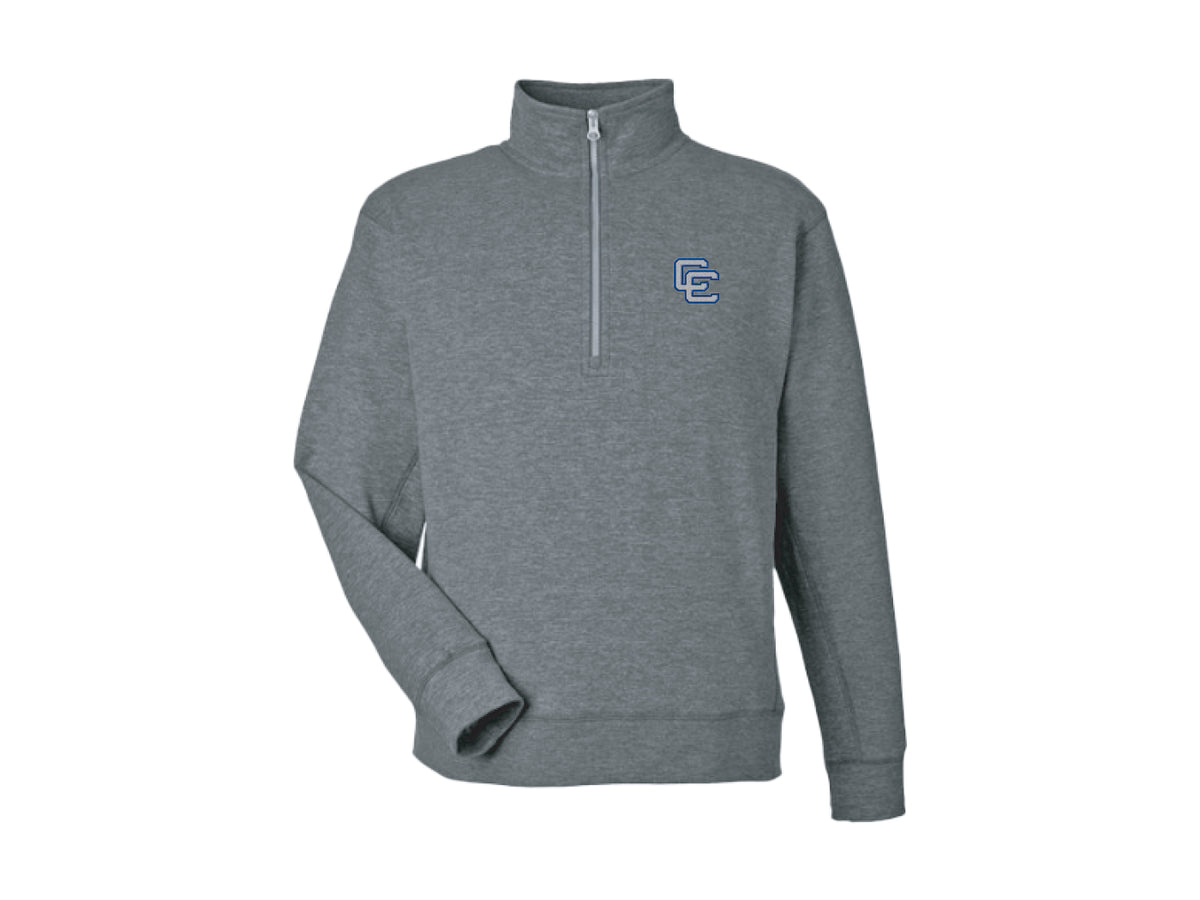 Black Fleece Quarter Zip with Interlocking CC