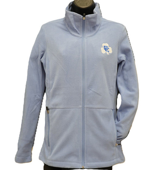 Ladies Accord Microfleece Full Zip- Ceil Blue