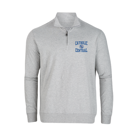 Boxercraft Alumni 1/4 Zip- Heather Gray