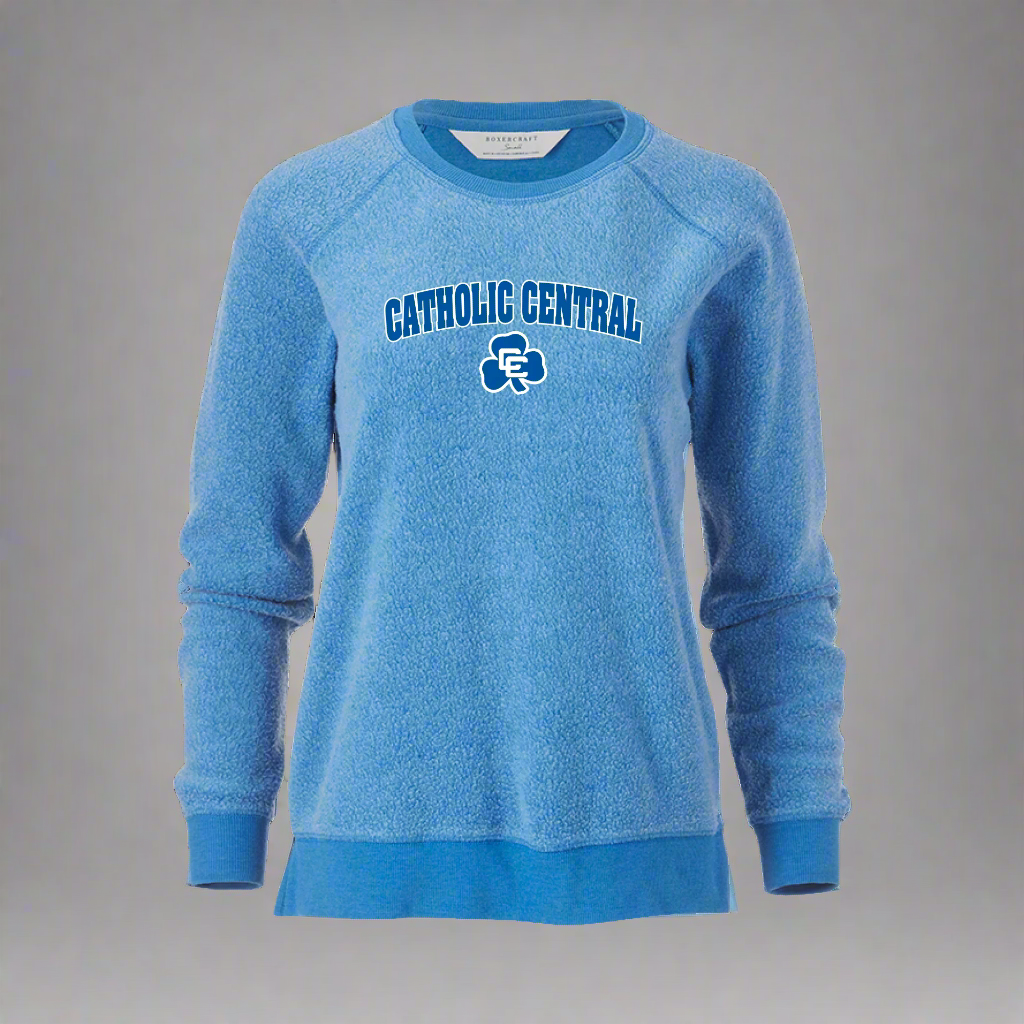 Ladies Boxercraft Fleece Out Crew