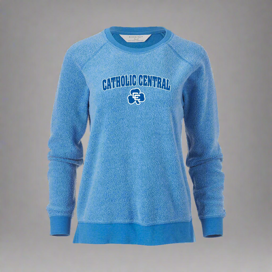 Ladies Boxercraft Fleece Out Crew