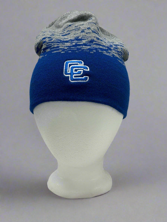 Cap America Beanie- Royal/Gray