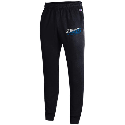 Champion Jogger- Black w/Angle design