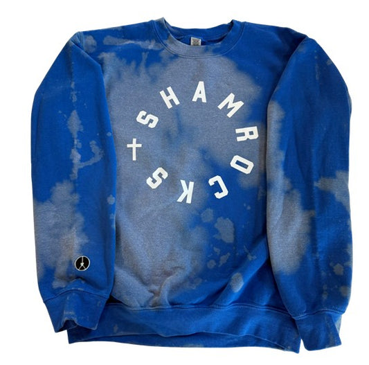 SHAMROCKS Cross Circle Crew by Love, Peace, Threads