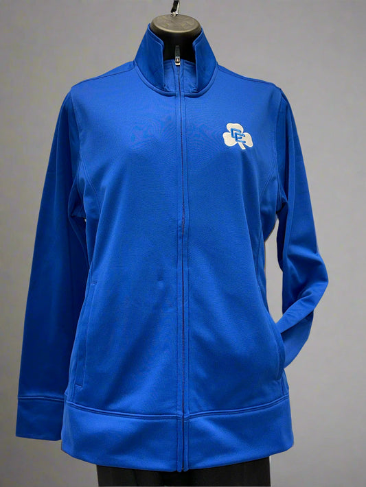Ladies Royal Full Zip w/Shamrock and Cross