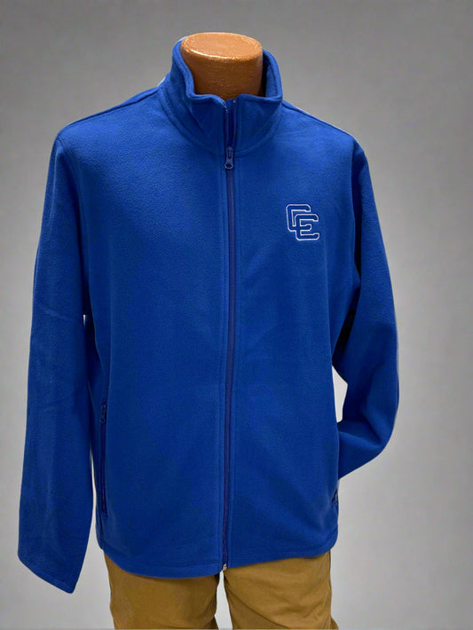 Lands End Full Zip Fleece- Cobalt