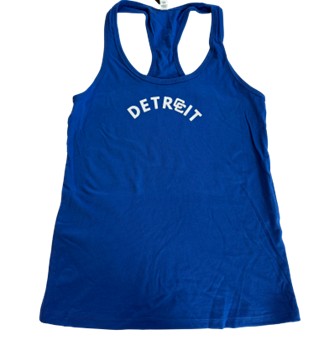 Ladies Detroit CC Tank Top by Love, Peace, Threads