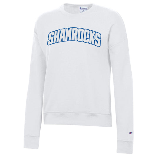 Ladies Champion Crewneck- White