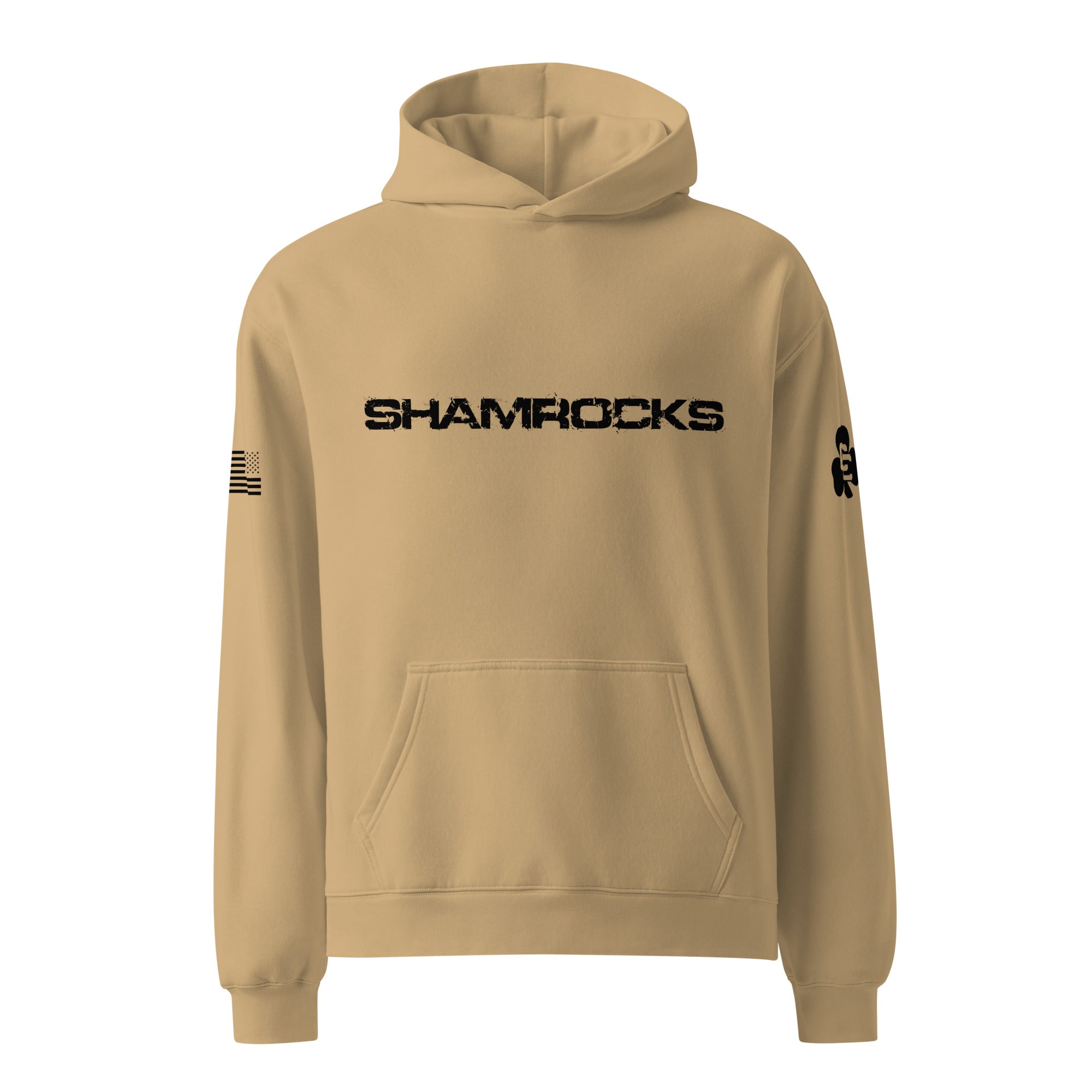 Distressed Shamrocks | Unisex oversized hoodie – Detroit Catholic Central