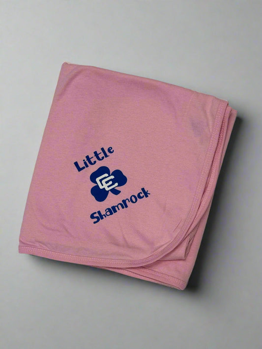 Baby Receiving Blanket- White or Light Pink