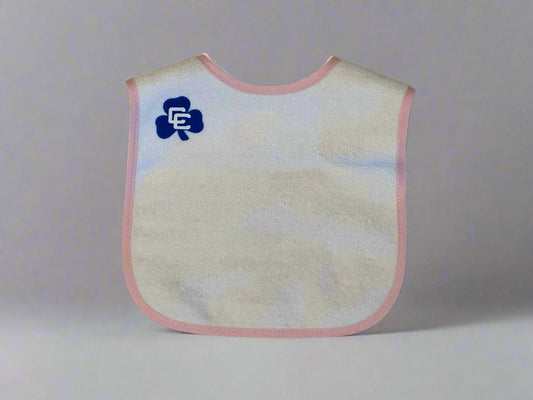 Bib- White/Pink