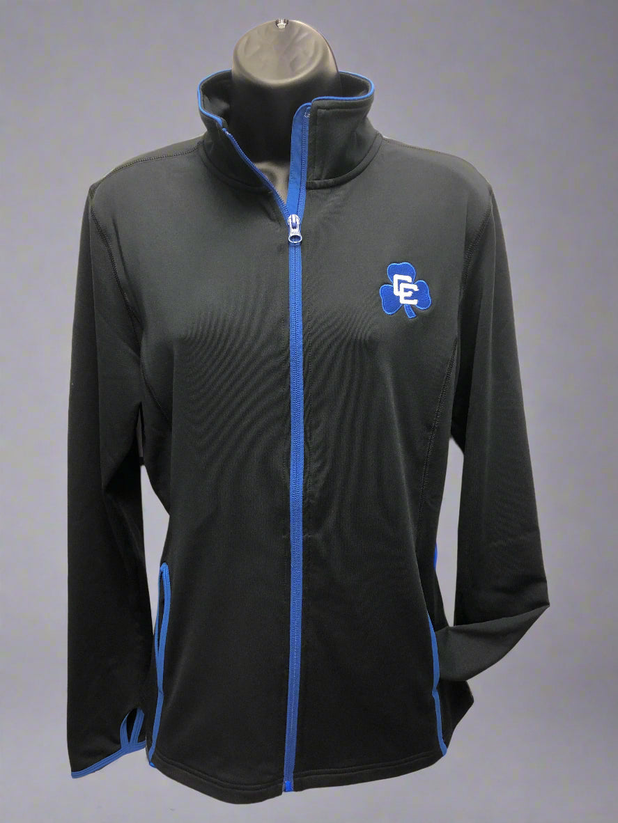 Ladies Sport Tek Full Zip- Shamrock