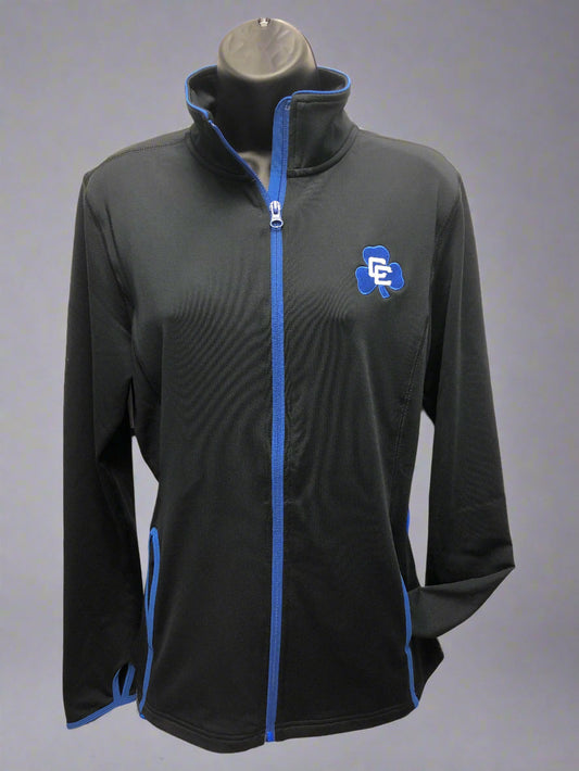 Ladies Sport Tek Full Zip- Shamrock