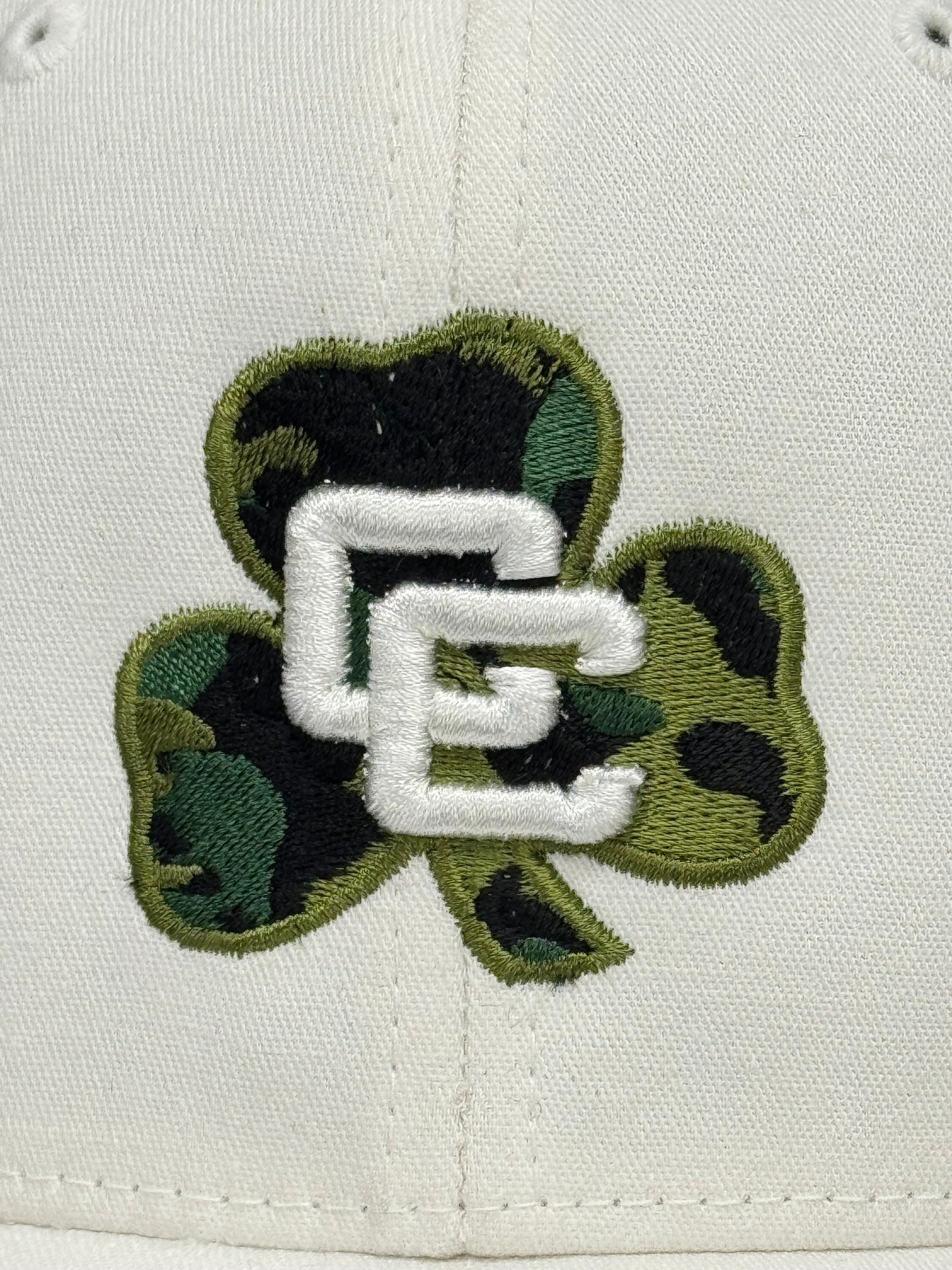 Flexfit Cotton Twill Cap w/Camo Shamrock