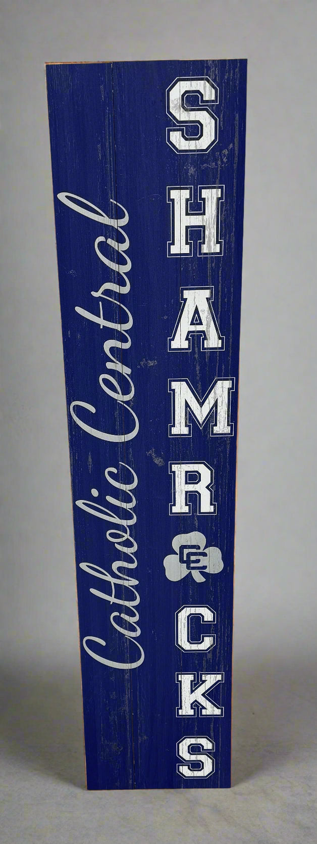 SHAMROCKS Wood Plank Porch Leaner-  Cannot be Shipped