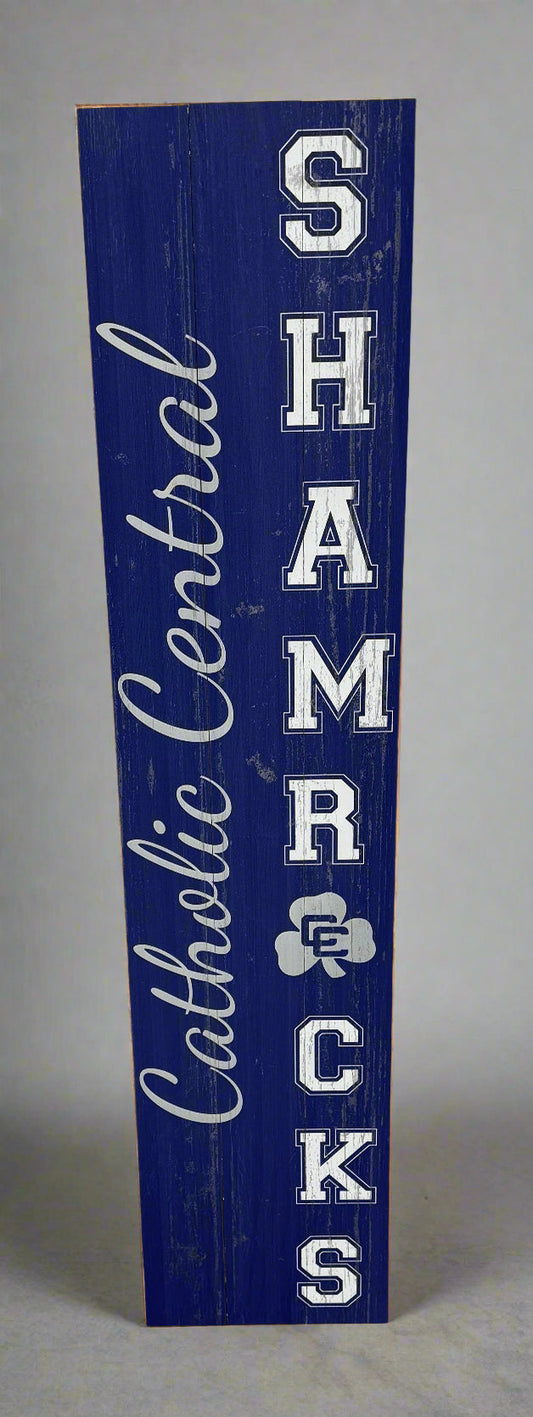 SHAMROCKS Wood Plank Porch Leaner-  Cannot be Shipped