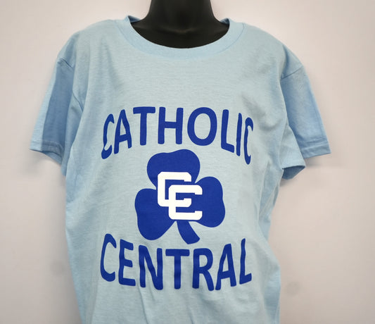 Youth Ring Spun T-Shirt- Light Blue