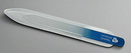 Glass Nail File w/Shamrock