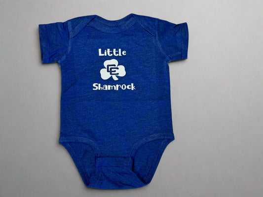 Onesie Little Shamrock -Royal Heather