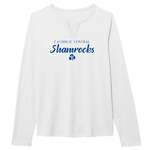 Ouray Notched Long Sleeve Tee