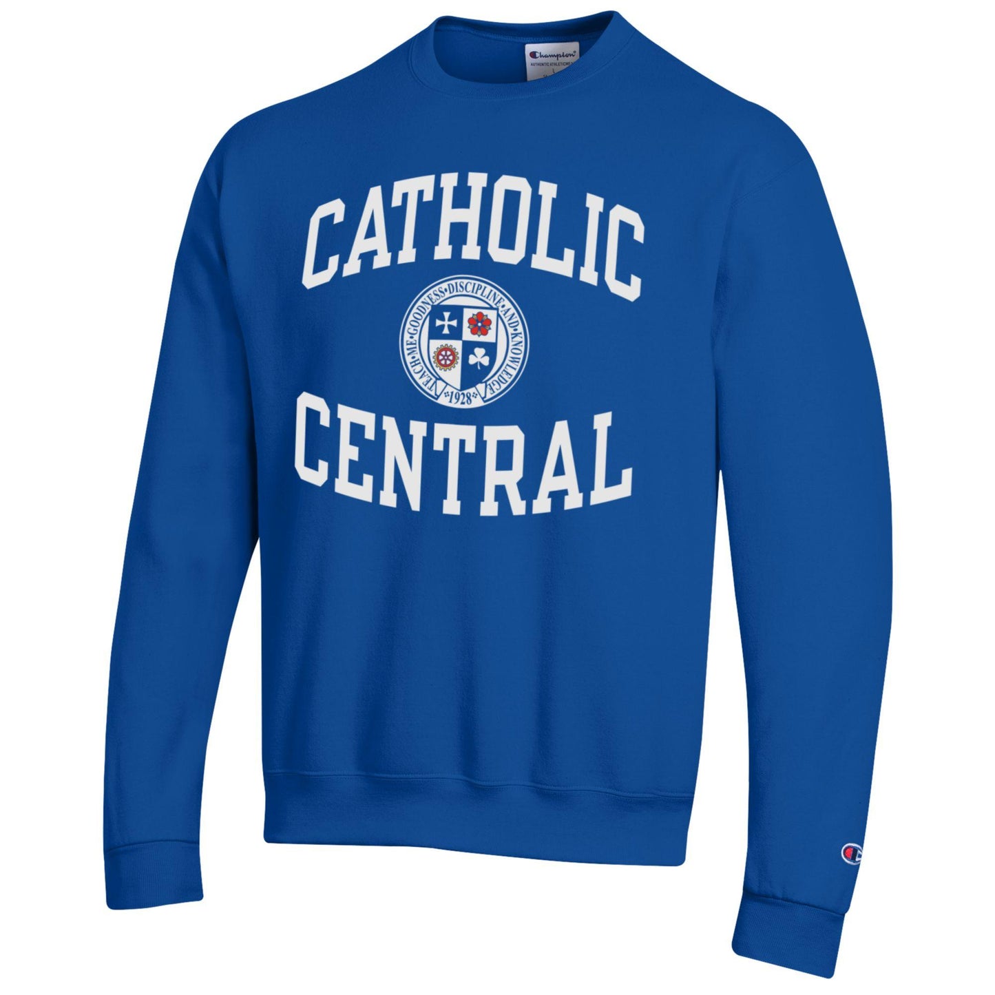 Champion Crewneck w/Crest- Royal