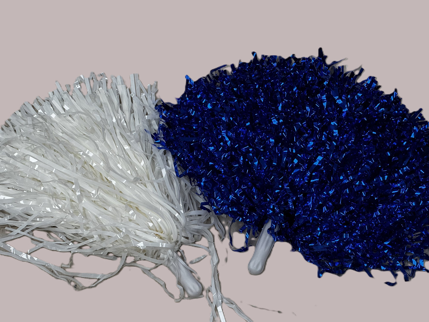Pom Pom Set- Royal & White