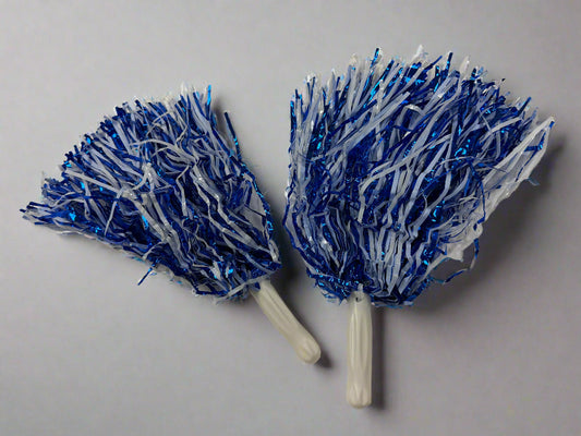 2 Pom Poms w/handle