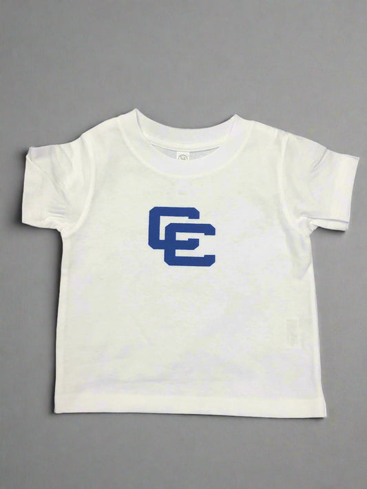 Toddler Tee- White w/CC