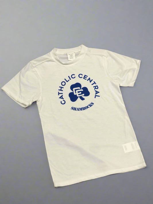 Youth Triblend Tee- White