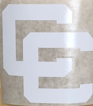 3"Sticker- White CC