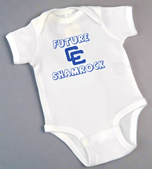 Onesie Future Shamrock- White w/Shadow Letters