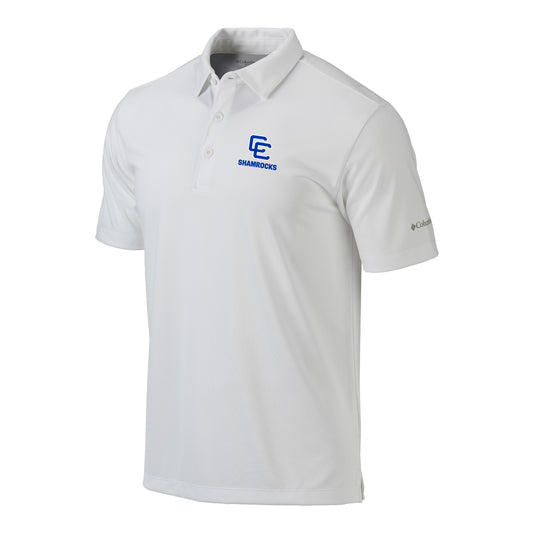 White Columbia Drive Polo
