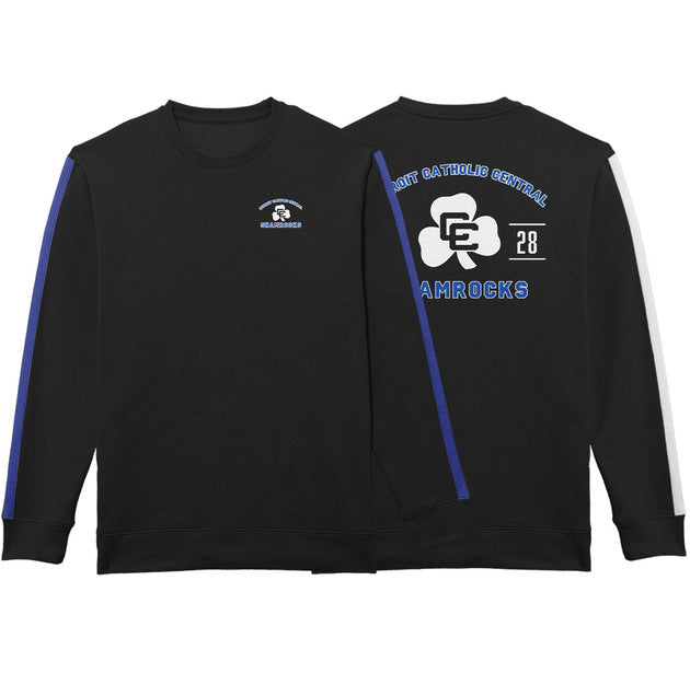 Locale Chaser Stripe Crew- Black