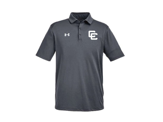 Gray Under Armour Polo with Interlocking CC