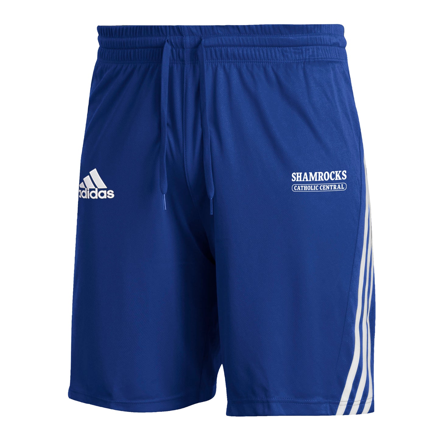 Adidas 3 Stripe Shorts- Royal