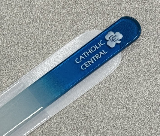 Glass Nail File w/Shamrock