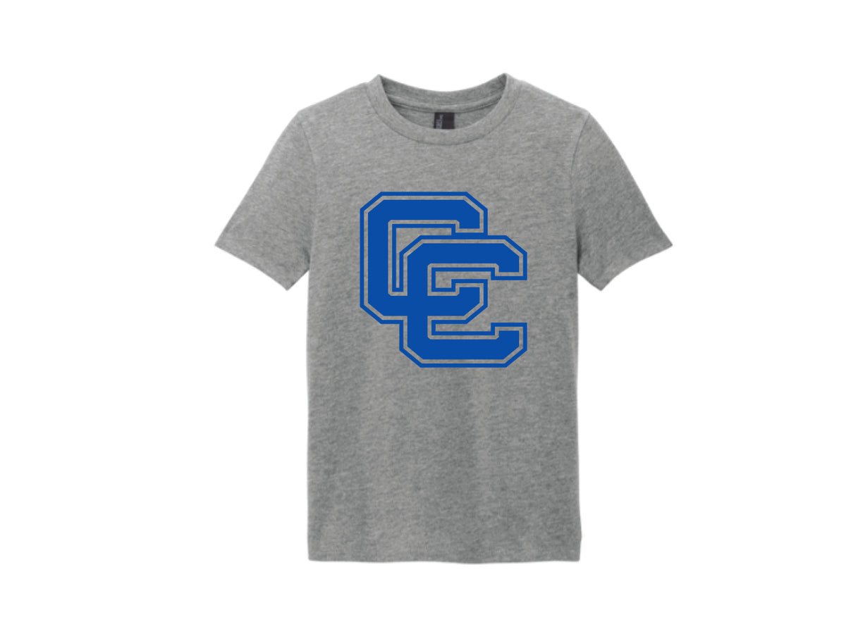 Gray T-Shirt with Interlocking CC