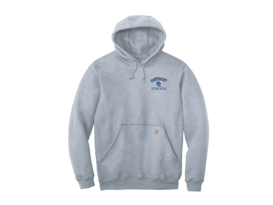 Gray Carhartt Hoodie with DCC Arch