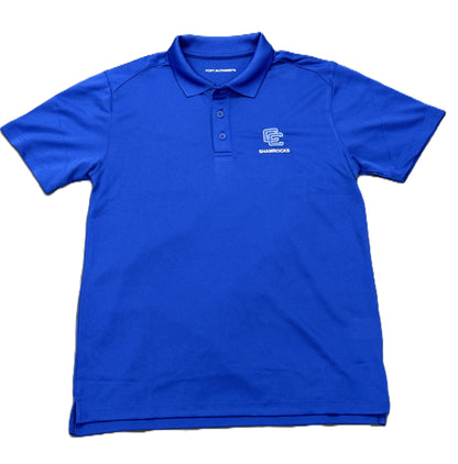 Youth Performance Pique Polo- Royal