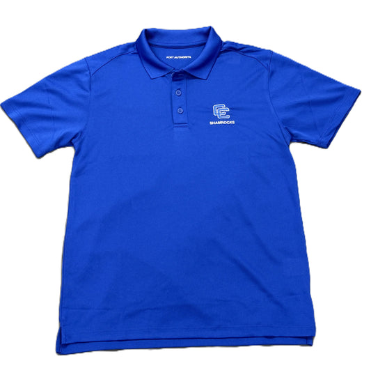 Youth Performance Pique Polo- Royal