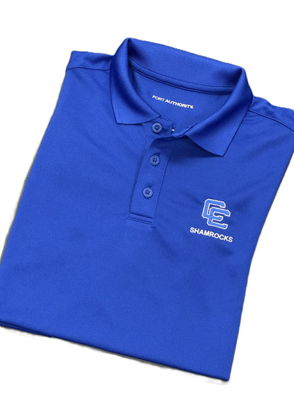 Youth Performance Pique Polo- Royal