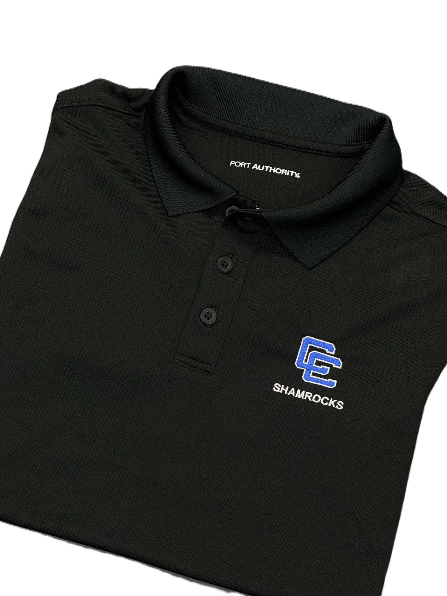 Youth Performance Pique Polo- Black