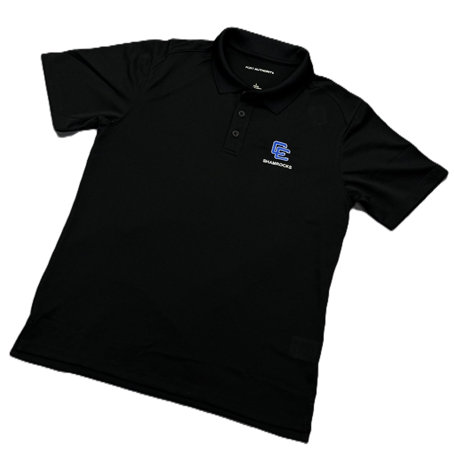 Youth Performance Pique Polo- Black