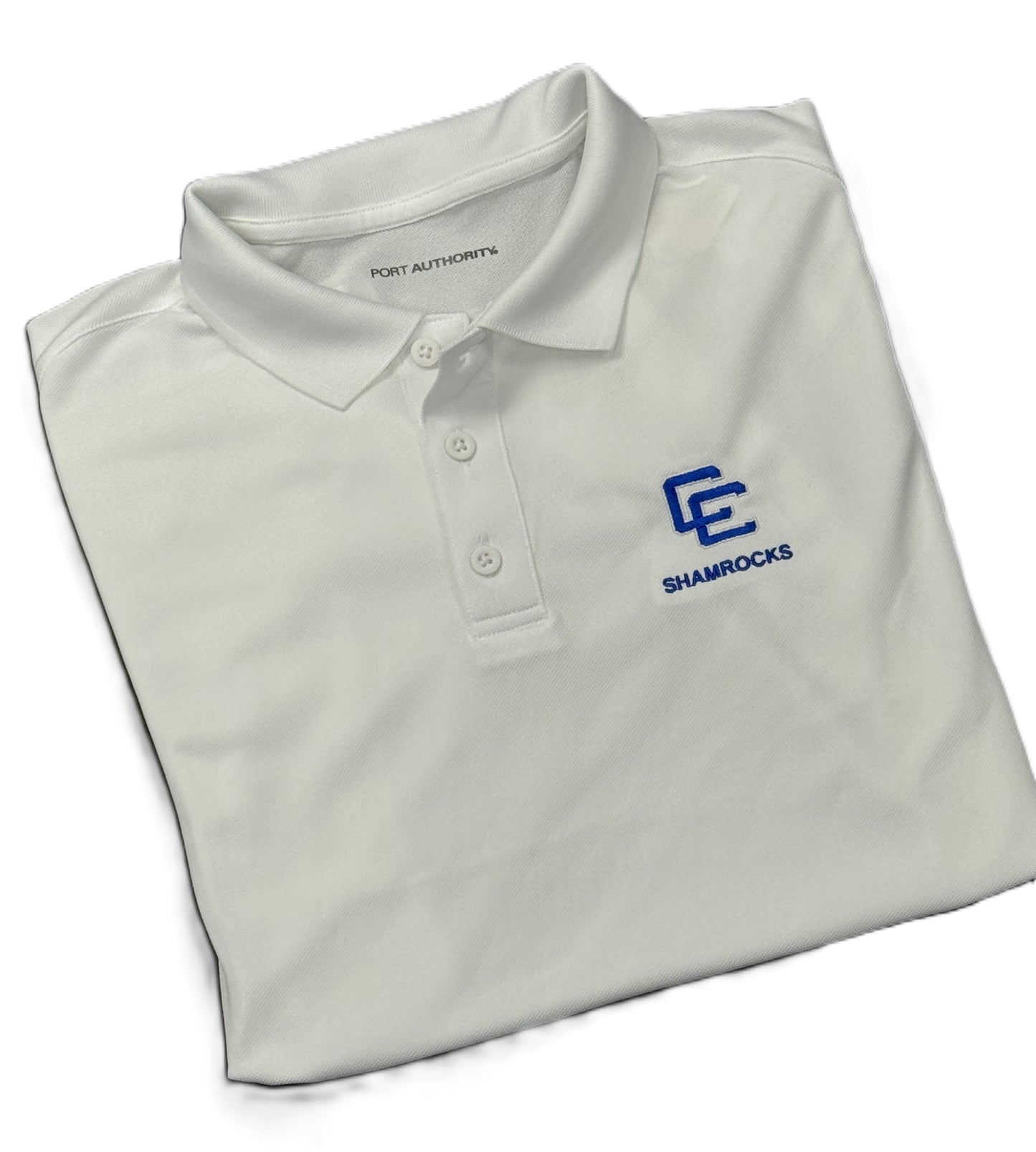 Youth Performance Pique Polo- White