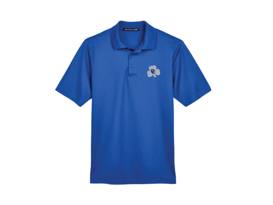 Royal Blue Polo with CC Shamrock