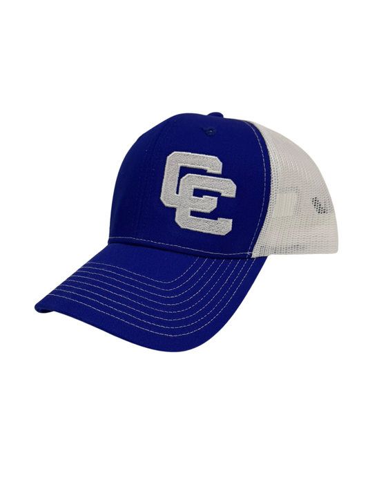 Blue New Era Baseball Hat with Interlocking CC
