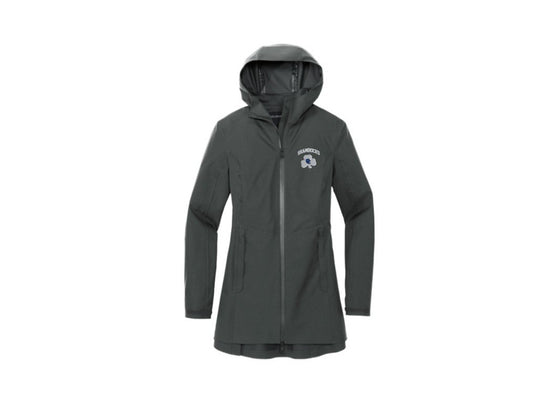Gray Rain Jacket with CC Shamrocks