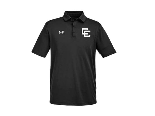 Black Under Armour Polo with Interlocking CC